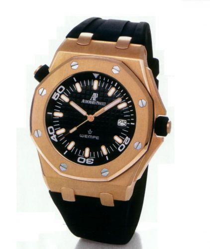 replica Audemars Piguet - 15340OR.OO.D002CA.01 Royal Oak OffShore 15340 Scuba Wempe Pink Gold watch