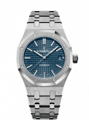 replica Audemars Piguet - 15450ST.OO.1256ST.03 Royal Oak 15450 Selfwinding Stainless Steel / Blue watch