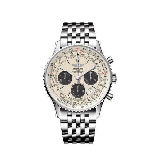 best replica Breitling - AB012012/G826/447A Navitimer 1 B01 Chronograph 43 Stainless Steel / Silver Grey / Japan Special Edition watch