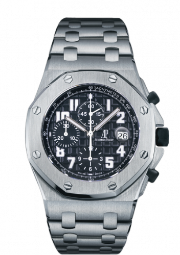 Replica Audemars Piguet - 26170TI.OO.1000TI.06 Royal Oak OffShore 26170 Chronograph Titanium / Black watch