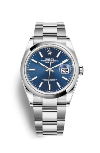 Rolex - 126200-0006 Datejust 36 Stainless Steel / Domed / Blue / Oyster replica watch