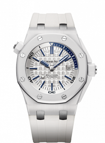 replica Audemars Piguet - 15707CB.OO.A010CA.01 Royal Oak Offshore Diver White Ceramic watch