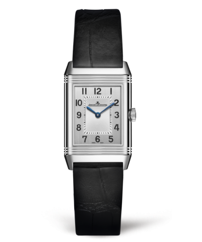 replica watch Jaeger-LeCoultre - 2668430 Reverso Classic Small Duetto Stainless Steel / Silver / Alligator