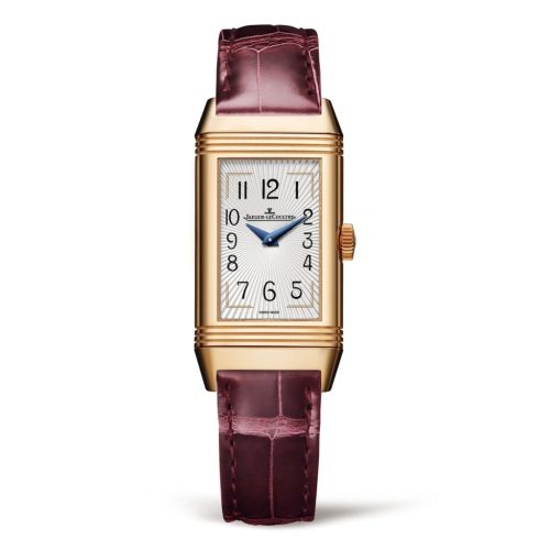 replica watch Jaeger-LeCoultre - 3352420 Reverso One Duetto Moon Pink Gold / Silver / Alligator
