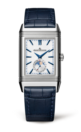 replica watch Jaeger-LeCoultre - 3958420 Reverso Tribute Moon Stainless Steel / Silver / Alligator