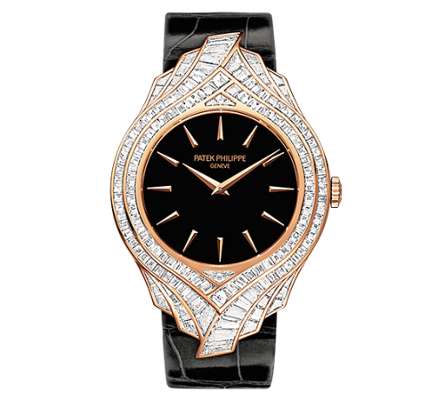 replica Patek Philippe - 4895R-001 Calatrava 4895 Rose Gold / Black watch