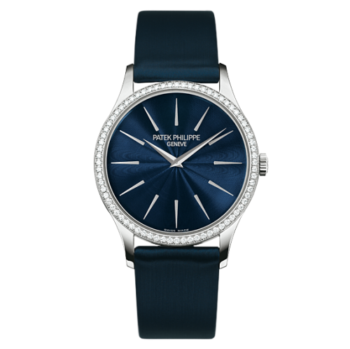 replica Patek Philippe - 4897G-001 Calatrava 4897 White Gold / Night Blue watch