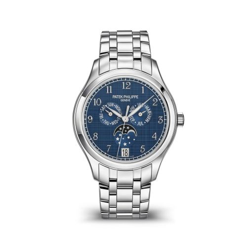 replica Patek Philippe - 4947/1A-001 Annual Calendar 4947 Stainless Steel / Blue watch
