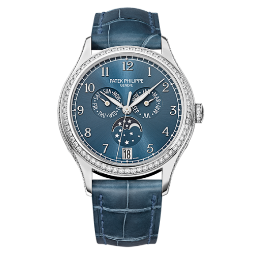 replica Patek Philippe - 4947G-001 Annual Calendar 4947 White Gold / Blue watch
