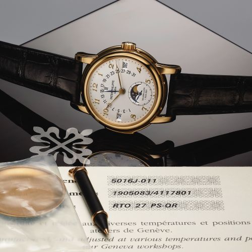replica Patek Philippe - 5016J-011 Tourbillon Minute Repeater Perpetual Calendar 5016 Yellow Gold watch
