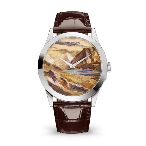 replica Patek Philippe - 5089G-060 Calatrava 5089 Swiss Alps / Lac d’Emosson watch