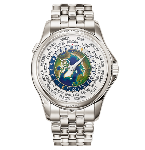replica Patek Philippe - 5131/1P-001 World Time 5131/1 Platinum / Earth watch