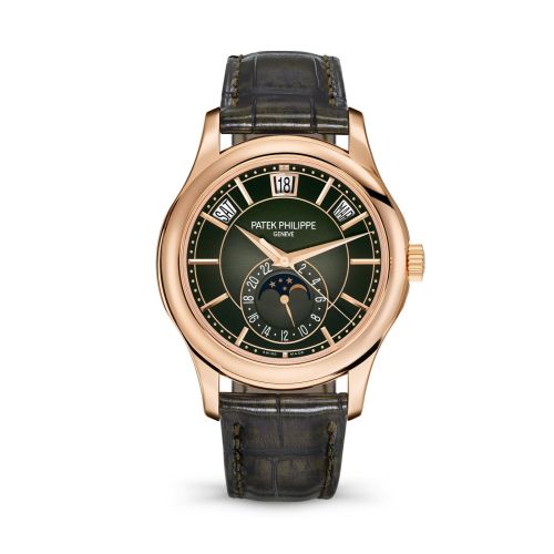 replica Patek Philippe - 5205R-011 Annual Calendar 5205 Rose Gold / Green watch