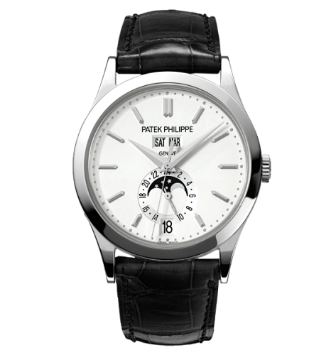 replica Patek Philippe - 5396G-011 Annual Calendar 5396 White Gold / Silver watch