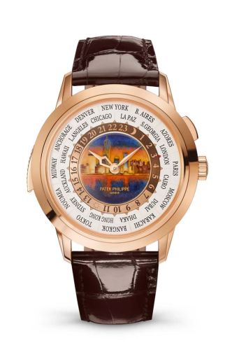 replica Patek Philippe - 5531R-011 World Time Minute Repeater Rose Gold / New York Nighttime watch