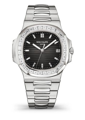 replica Patek Philippe - 5711/110P-001 Nautilus 5711 Platinum - Baguette / Grey watch