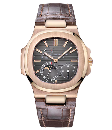replica Patek Philippe - 5712R-001 Nautilus 5712 Rose Gold / Brown watch