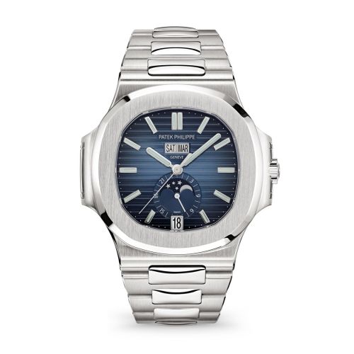 replica Patek Philippe - 5726/1A-014 Nautilus 5726 Stainless Steel / Blue watch