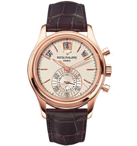 replica Patek Philippe - 5960R-011 Annual Calendar Chronograph 5960 Rose Gold / Silver watch