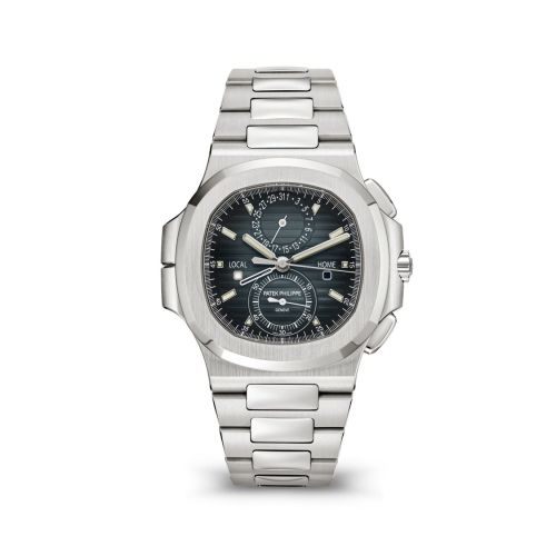 replica Patek Philippe - 5990/1A-011 Nautilus Travel Time Stainless Steel / Blue watch
