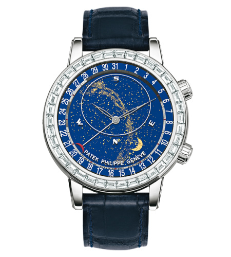 replica Patek Philippe - 6104G-001 Celestial 6104 White Gold / Blue watch