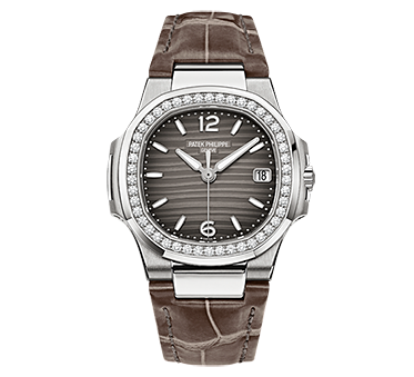 replica Patek Philippe - 7010G-012 Nautilus 7010 White Gold / Smoke Gray / Strap watch