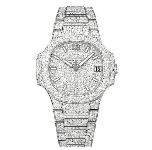 replica Patek Philippe - 7021/1G-001 Nautilus 7021 White Gold / Diamond watch