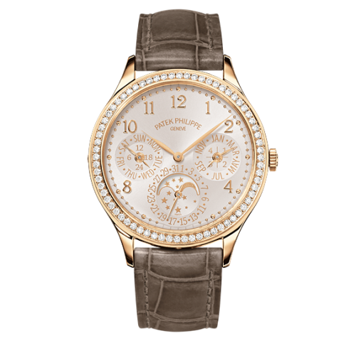 replica Patek Philippe - 7140R-001 Perpetual Calendar 7140 Rose Gold / Silver-white watch