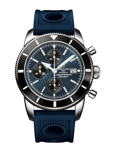 Breitling watch replica - A1332024.C817.205S Superocean Heritage 46 Chronograph Stainless Steel / Black / Gun Blue / Rubber
