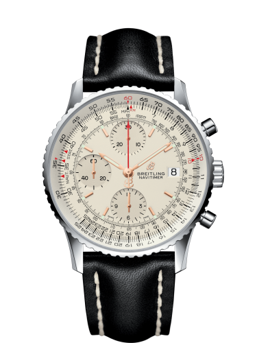 best replica Breitling - A13324121G1X4 Navitimer 1 Chronograph 41 Stainless Steel / Silver / Calf / Folding watch