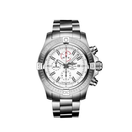 replica Breitling - A133751A1A1A1 Avenger Chronograph 48 Stainless Steel / White / Bracelet watch