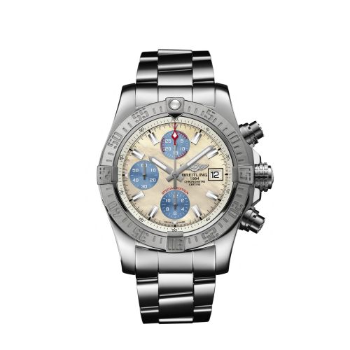 replica Breitling - A1338111/A808/170A Avenger II Stainless Steel / Mother-of-Pearl Sky / Japan Special Edition watch