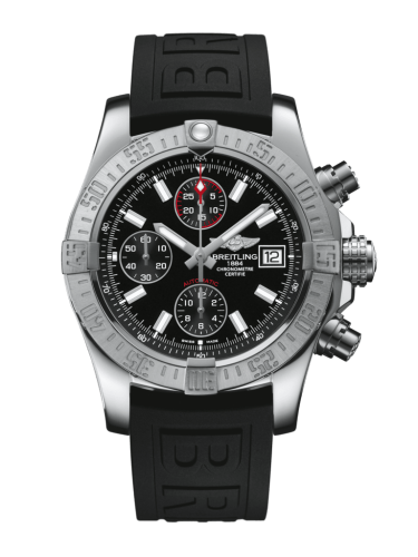 replica Breitling - A13381111B1S2 Avenger II Stainless Steel / Volcano Black / Rubber / Pin watch