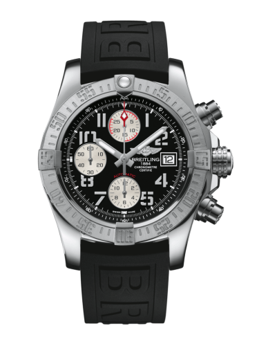replica Breitling - A13381111B2S1 Avenger II Stainless Steel / Volcano Black / Rubber / Folding watch