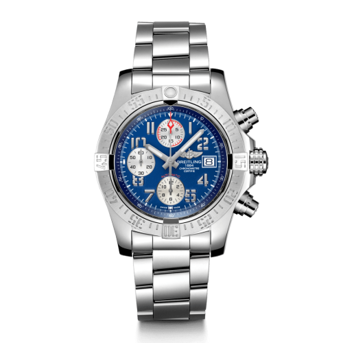replica Breitling - A13381111C1A1 Avenger II Stainless Steel / Mariner Blue / Bracelet watch