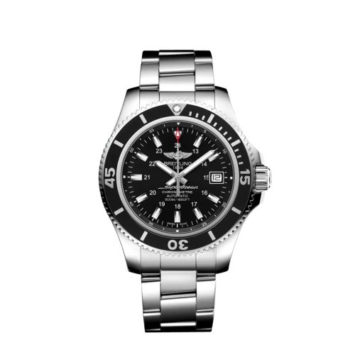 Fake breitling watch - A17365C9/BF71/161A Superocean II 42 Stainless Steel / Black / Japan Special Edition