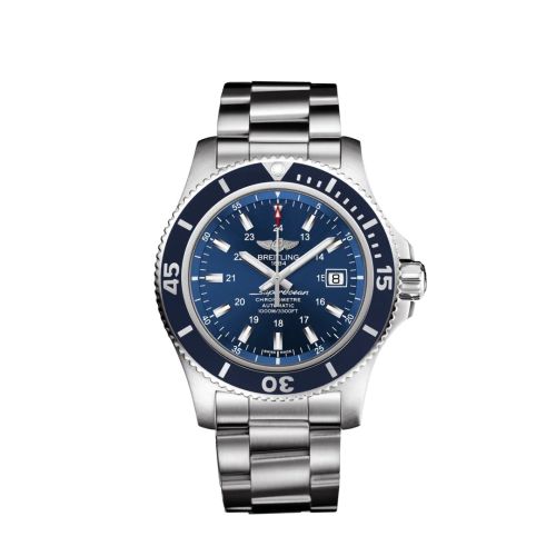 Fake breitling watch - A17392D8/CA09/161A Superocean II 44 Stainless Steel / Blue / Japan Special Edition