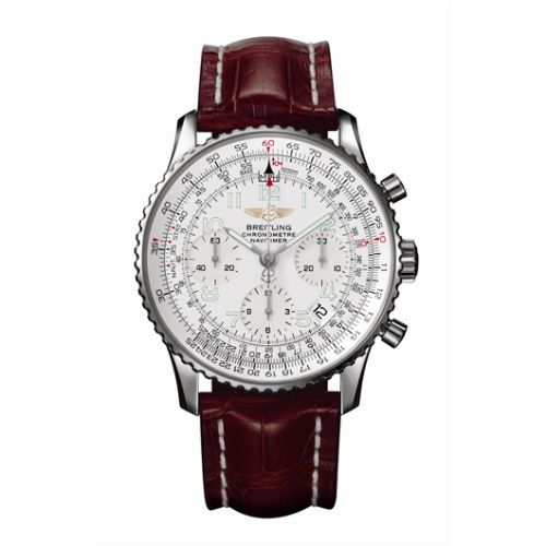best replica Breitling - A2332212/G533 Navitimer Silver / Alligator watch