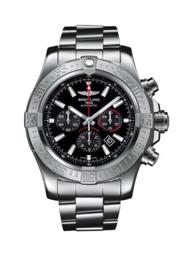 replica Breitling - AB01901A.BF88.168A Super Avenger 01 Stainless Steel / Volcano Black / Bracelet watch