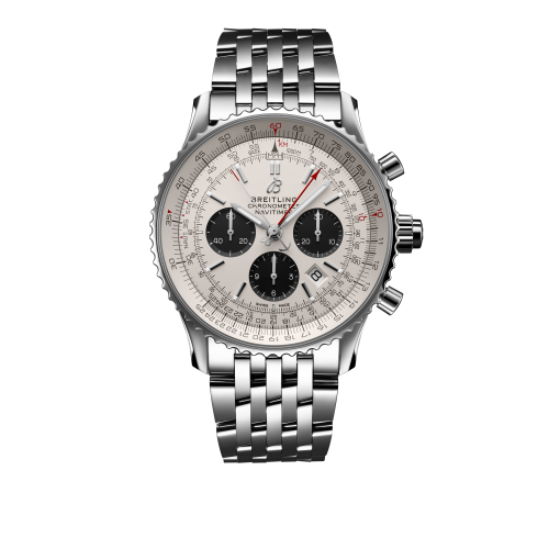 best replica Breitling - AB0310211G1A1 Navitimer Rattrapante Stainless Steel / Silver / Bracelet watch