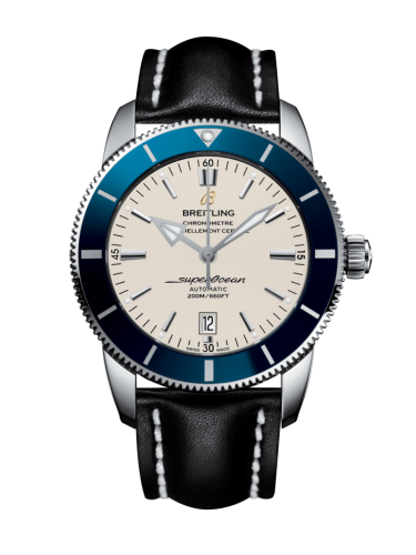 Breitling watch replica - AB202016/G828/441X/A20BA.1 Superocean Heritage II 46 Stainless Steel / Blue / Silver / Calf / Pin
