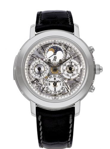 replica Audemars Piguet - 25996PT.OO.D002CR.01 Jules Audemars Grande Complication Platinum / Sapphire watch