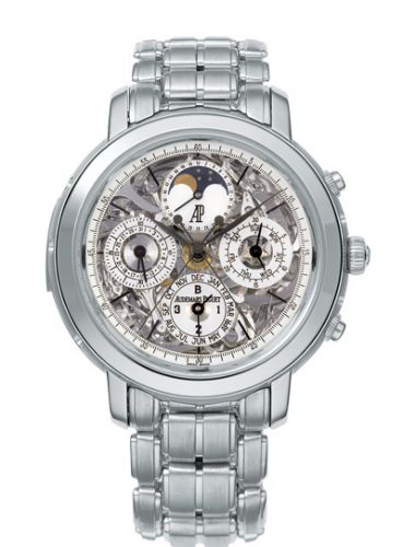 replica Audemars Piguet - 26023PT.OO.1138PT.01 Jules Audemars 26023 Grande Complication Platinum / Sapphire / Bracelet watch