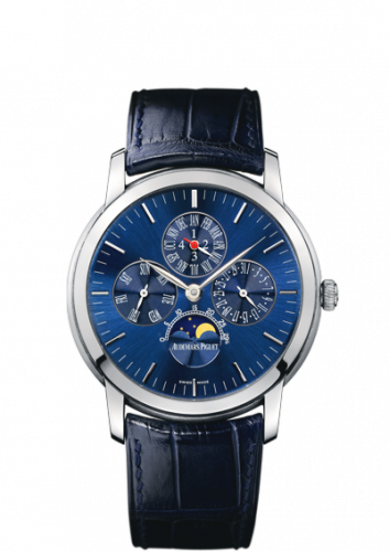 replica Audemars Piguet - 26000PT.OO.D028CR.01 Jules Audemars 26000 Perpetual Calendar Platinum 30th Anniversary watch