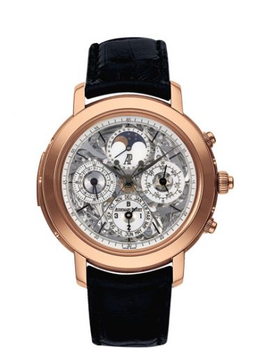 replica Audemars Piguet - 25996OR.OO.D002CR.01 Jules Audemars Grande Complication Pink Gold / Openworked watch