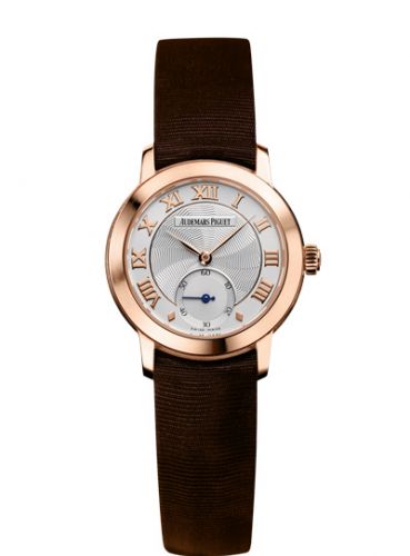 replica Audemars Piguet - 77230OR.OO.A082MR.01 Jules Audemars Small Seconds Pink Gold / Silver watch