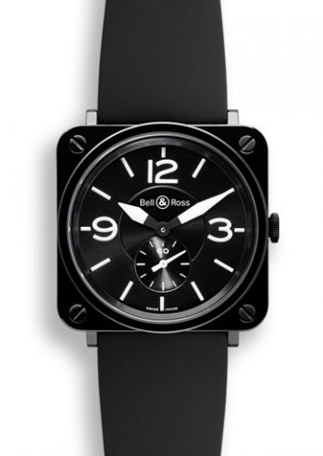 replica Bell & Ross - BRSBLCERAMICSRB BR S Black Ceramic watch