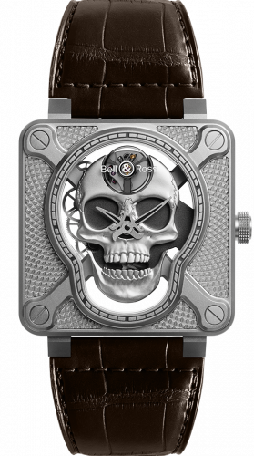 replica Bell & Ross - BR01-SKULL-SK-ST BR-01 Laughing Skull watch