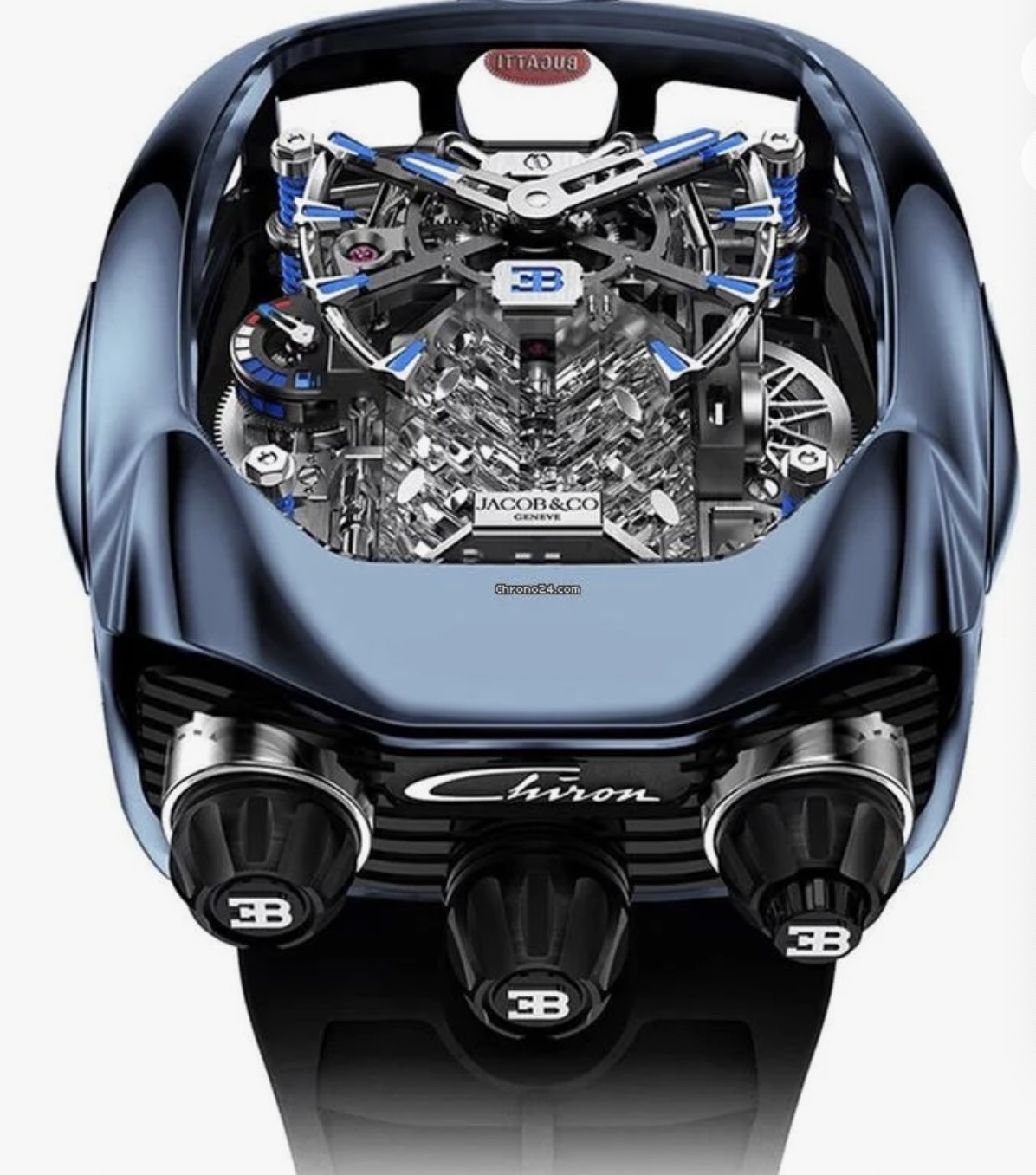 replica Jacob & Co. Astronomia Grand Complication Masterpieces Bugatti Chiron Tourbillon BU200.20.AK.AB.B