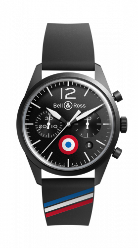 replica Bell & Ross - BRV126-BL-CA-CO/FR BR 126 Insigna FR Chronograph watch
